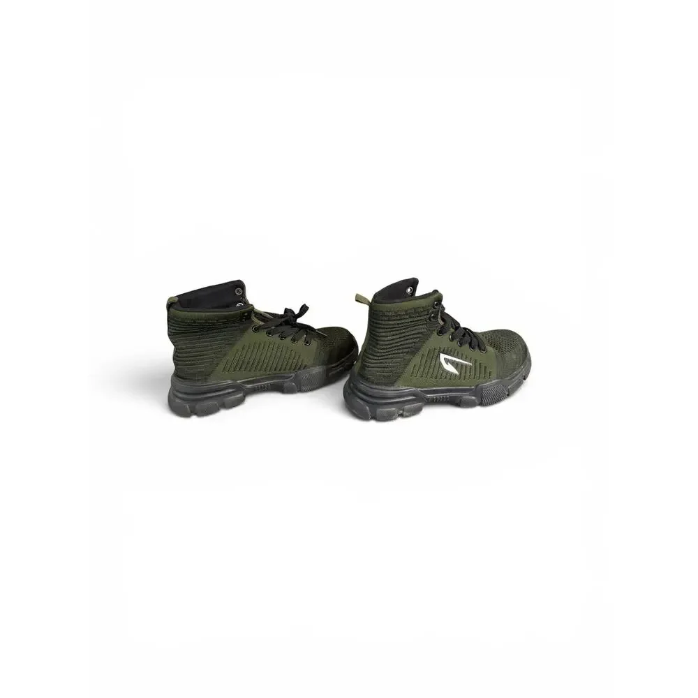 Suadex Steel Toe Safety Shoes Green Black Knit Work Boots Men 7 Women 8.5 EU‎ 39